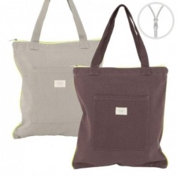 Bolsa Algodón Cremallera x2...