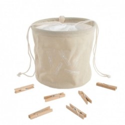 BOLSA 20 PINZAS MADERA...