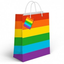 Bolsa Papel Arcoiris 32x26...