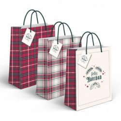 Bolsa Papel Navidad x3...