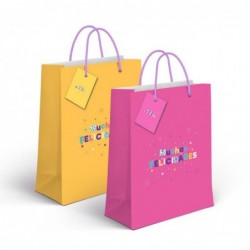 Bolsa Papel Felicidades x2...