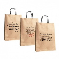 Bolsa Papel Mensaje x3...