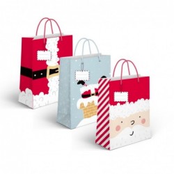 Bolsas Papel Navidad Papa...