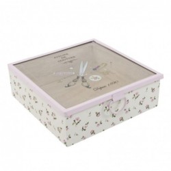 Caja Costurero Madera 28x20...