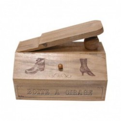 Caja Limpiazapatos con...