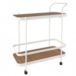 MESA CAMARERA METAL MADERA...