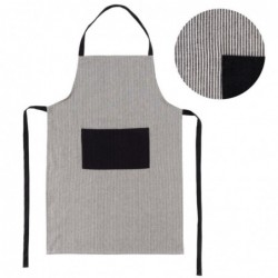 Delantal Negro con Bolsillo...