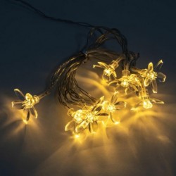 Guirnalda LED Flores 1.5M,...