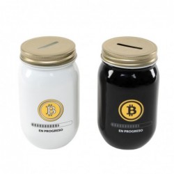 HUCHA CRISTAL BITCOIN 13 cm...