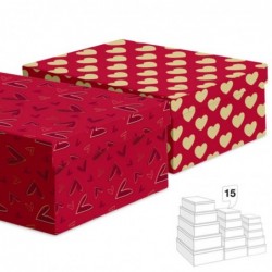 Juego de 15 Cajas de Carton...