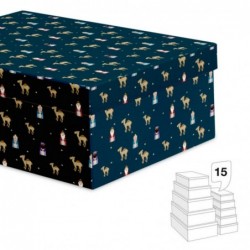 Juego 15 Cajas Carton Reyes...
