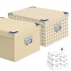 Juego 6 Cajas Carton x2...