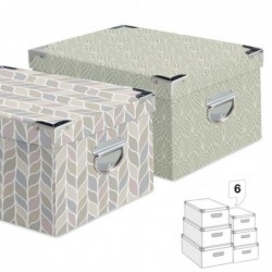 Juego 6 Cajas Carton x2...