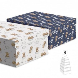 Juego 6 Cajas Carton x2...