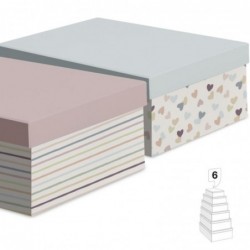 Juego 6 Cajas Carton x2...