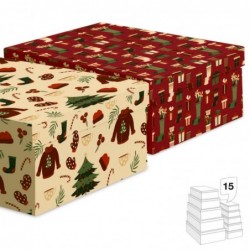 Juego 15 Cajas Navidad x2...