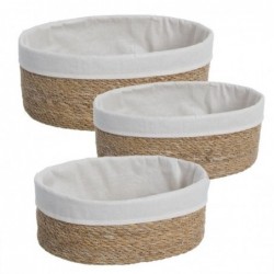 Set de 3 Cestas Ovales de...