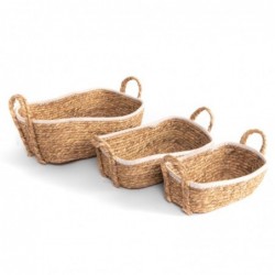 Set de 3 Cestas Ovales de...