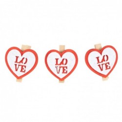 Pack de 3 Pinzas Corazón...