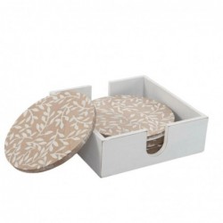 Set de 4 Posavasos Redondo...
