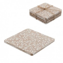 Set de 4 Posavasos Cuadrado...