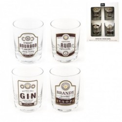 Set de 4 Vasos 350ML de...