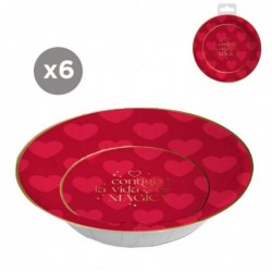 Set de 6 Bol Plato Hondo de...