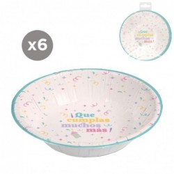 Set de 6 Bol Plato Hondo de...