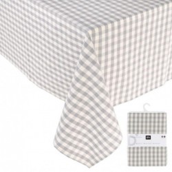 MANTEL 145x240 cm Gris -...
