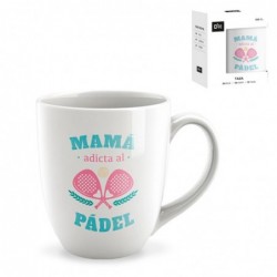 Taza Cerámica 344ml Mama Padel