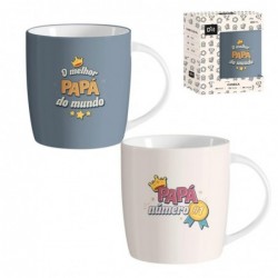 Taza 350ml Papa Portués x2...