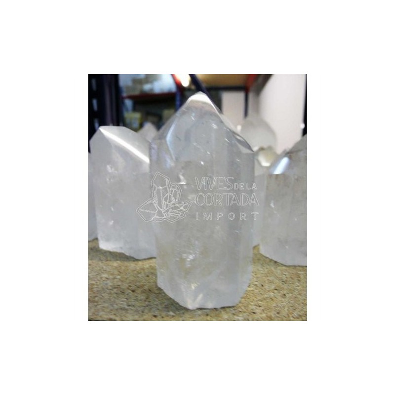 Puntas de Cuarzo en Bruto con Base (pack de 500 gr)