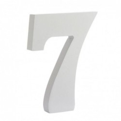 Número 7 Letra de Madera...