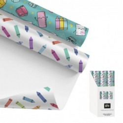 Set de x2 Papel de Regalo...