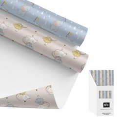 Set de x2 Papel de Regalo...