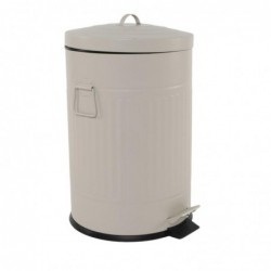 Papelera 20L Metal Blanco...