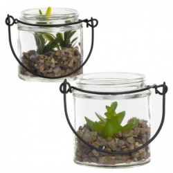 Set de x2 Bote de Cristal...