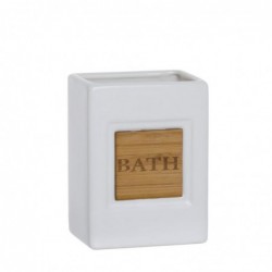 Vaso Baño Cerámica Blanco...