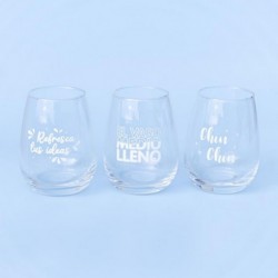 Set de x3 Vaso Cristal...