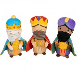 Peluche Reyes Magos x3...