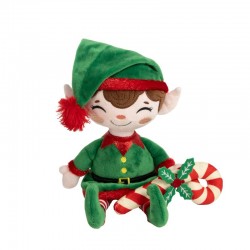Peluche Elfo Navidad 25 cm...