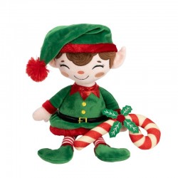 Peluche Elfo Navideño 34 cm...