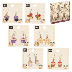 Pendientes Reyes Magos x4...