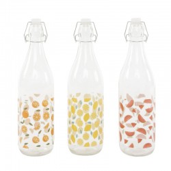 Botella Vidrio Frutas x3...
