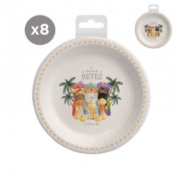 Platos de Cartón Reyes...