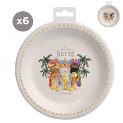Platos de Cartón Reyes...