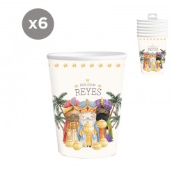 Vasos Reyes Magos x6 266ml...