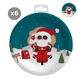Platos de Papel Navideños...