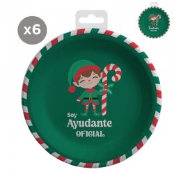 Platos de Papel Navideños...
