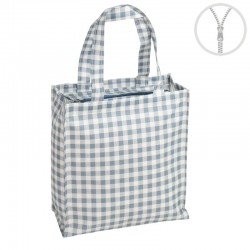 Bolsa Vichy Azul con...
